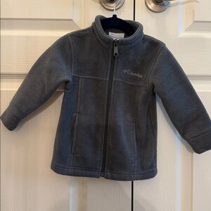 Boys Gray Columbia Steens Mountain Fleece Jacket 12-18M